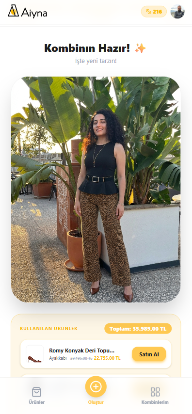 Aiyna Kombin Hazır